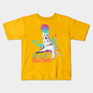 Mind Blown Cat Kids T-Shirt